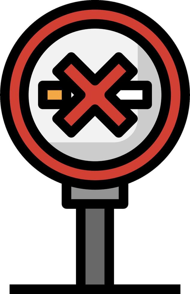 No smoking sign illustration vector