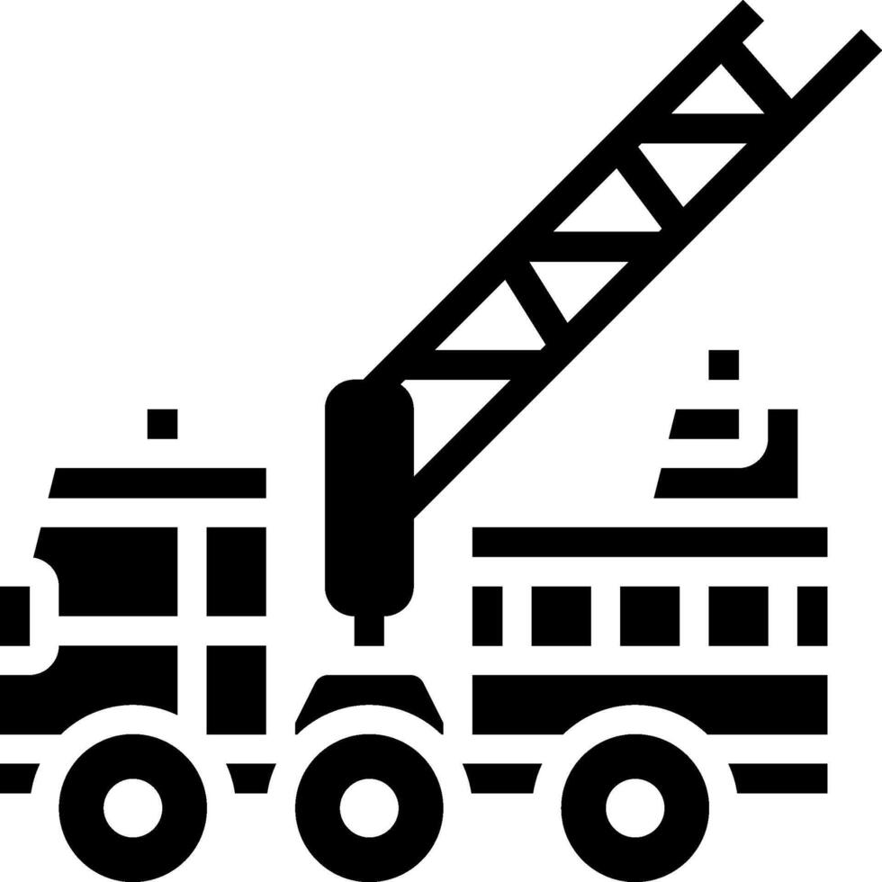 Fire truck icon vector