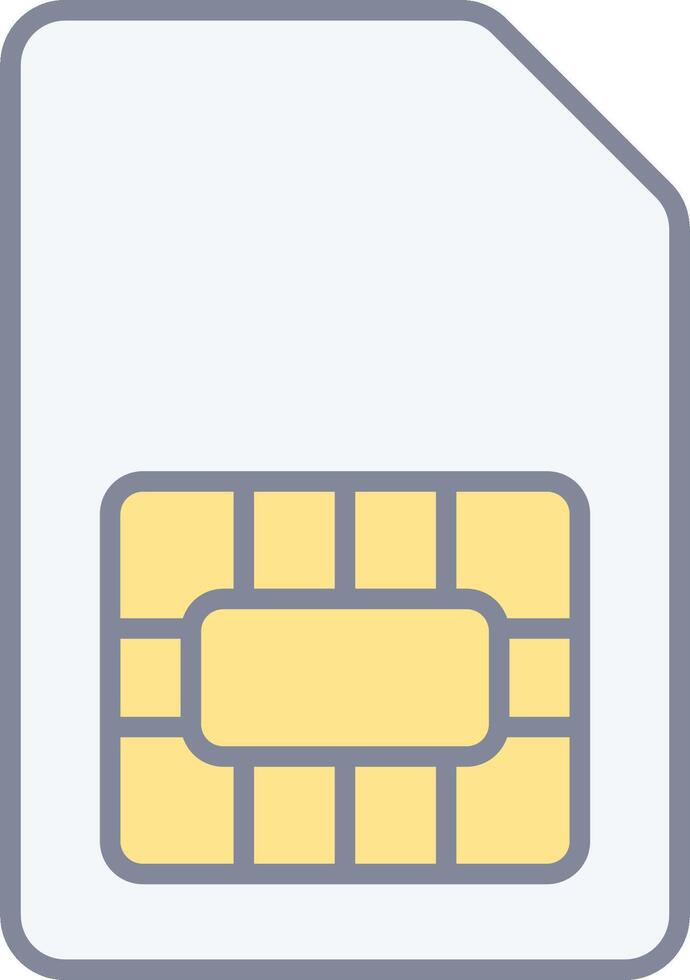 Sim card icon illustration vector