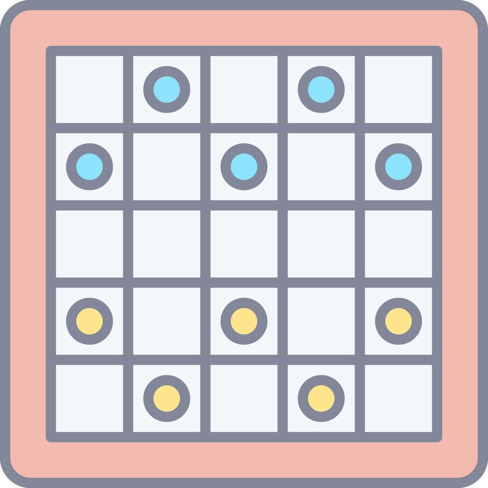 A square with dots on it vector