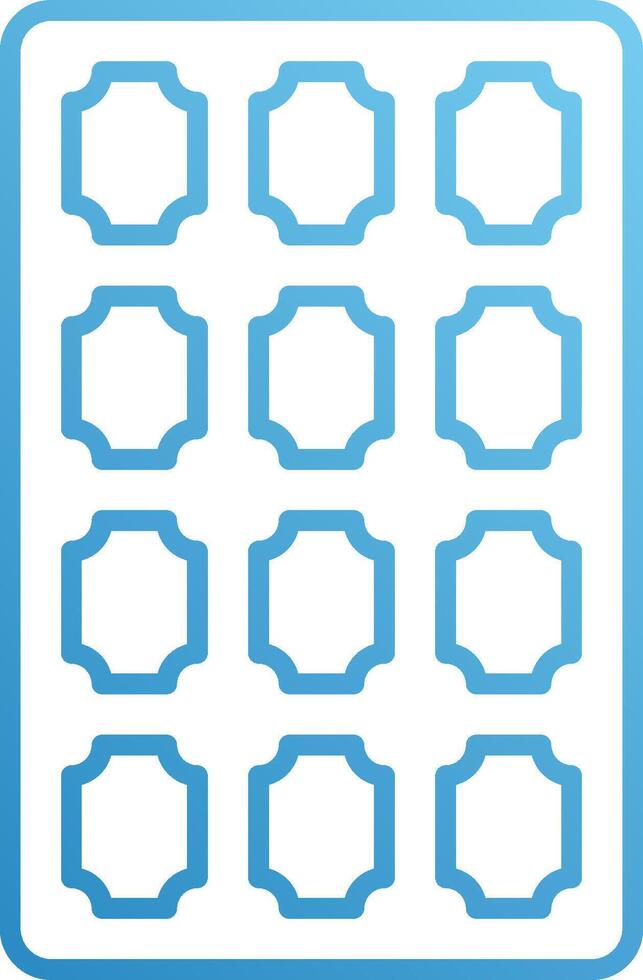 A square pattern with blue lines on it vector