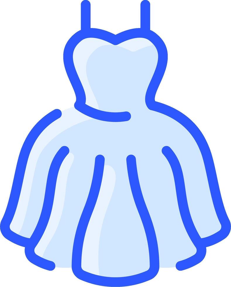 A dress icon on a white background vector