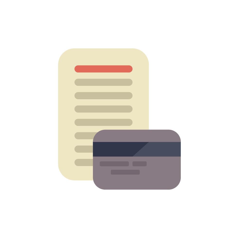 Credit card illustrating online shopping and payment transaction vector