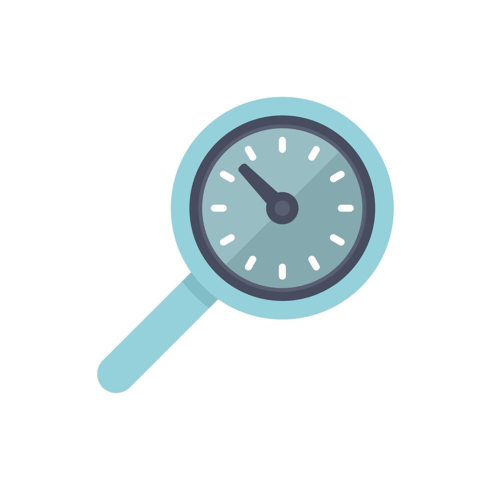 Manometer showing air pressure gauge metering vector
