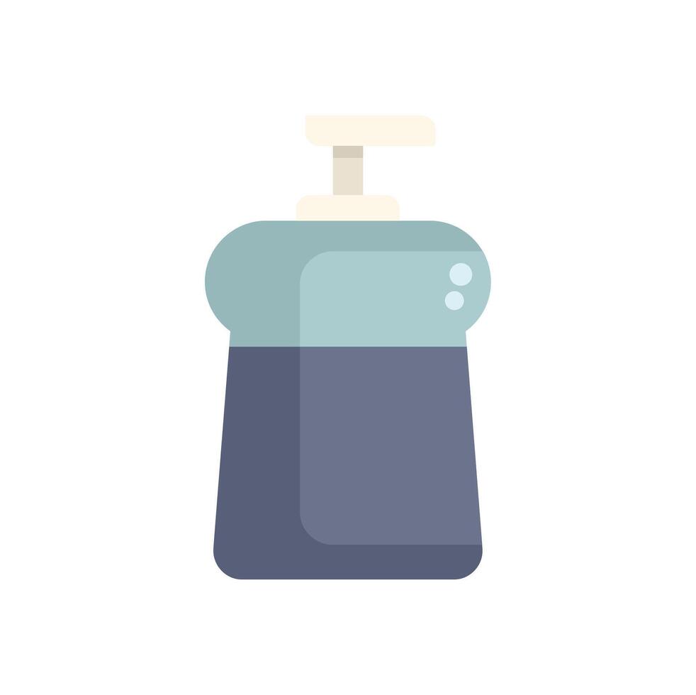 Plastic bottle dispenser for soap or shampoo presenting a clean design vector