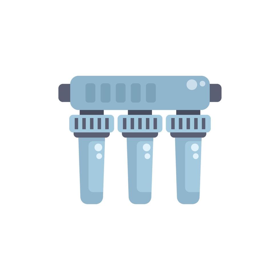 Reverse osmosis water purifying system purifying water providing clean healthy liquid vector