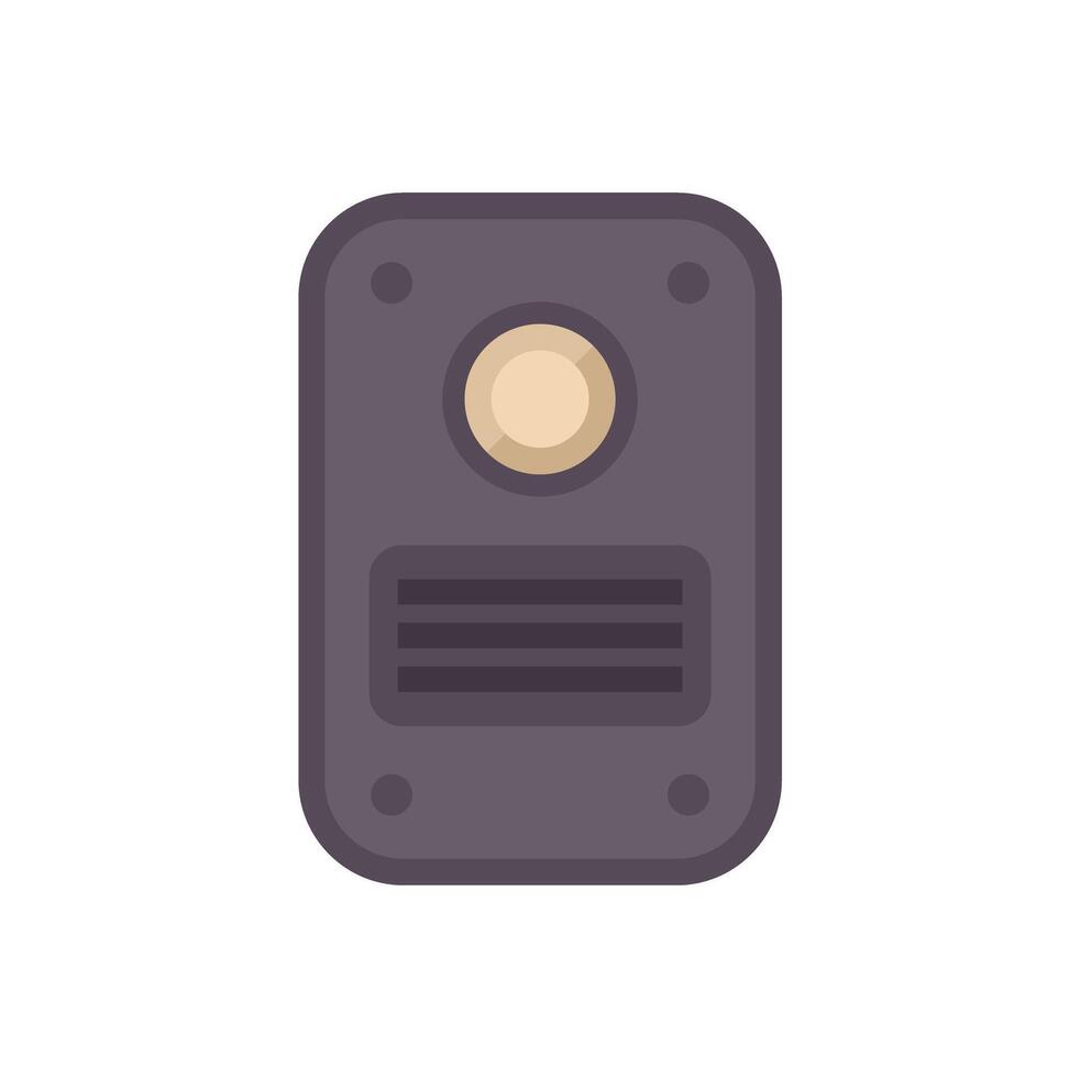 Gray speaker blasting music on white background vector
