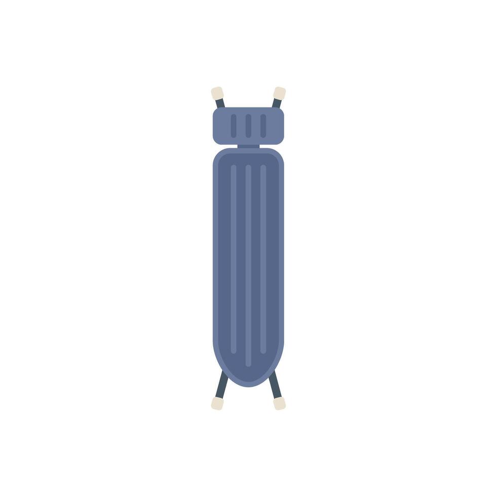 Inflatable swimming pool float mattress top view for relaxing on water surface vector
