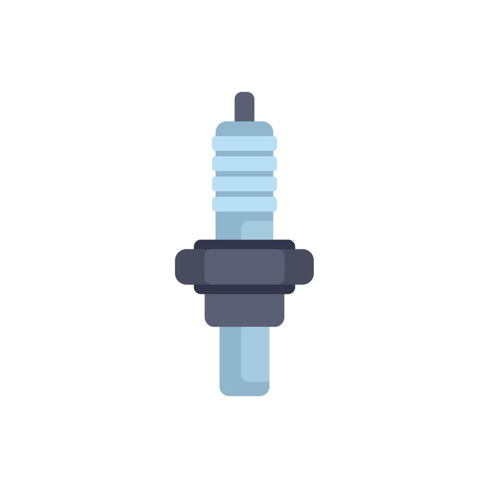 Spark plug engine part providing ignition for combustion engines vector