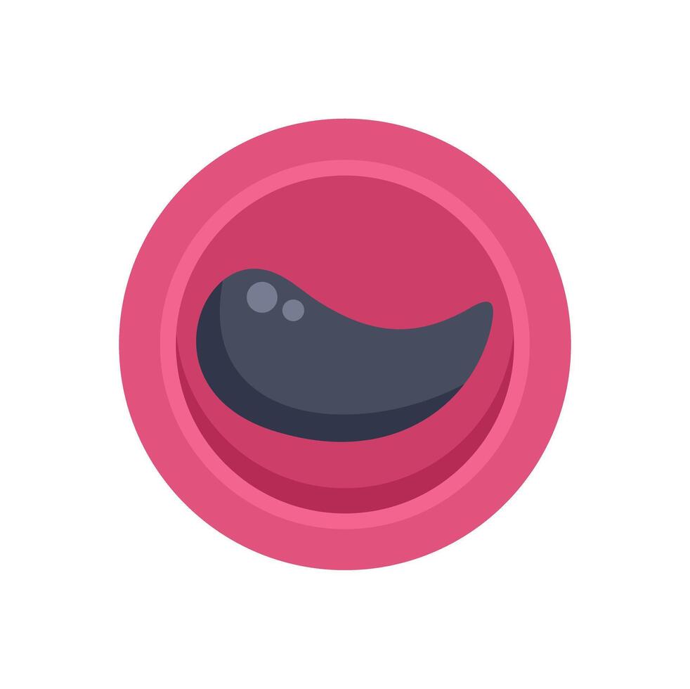 Black bean in pink bowl, healthy food ingredient for vegan recipe vector