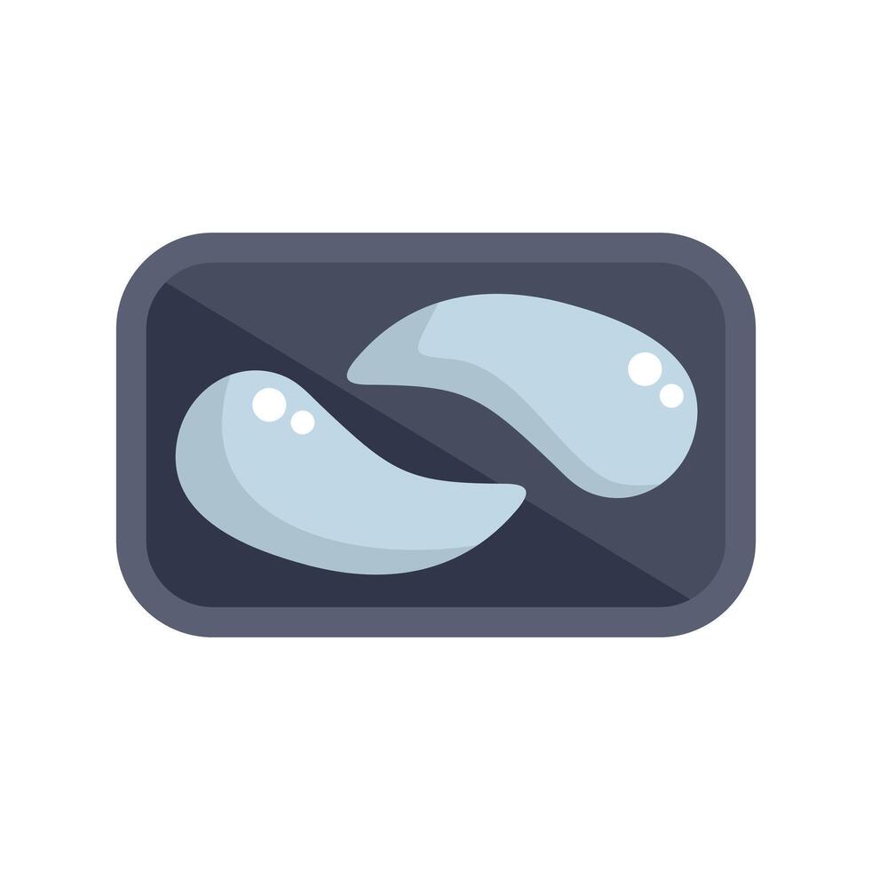 Raw chicken breast fillets lying on tray, meat production vector