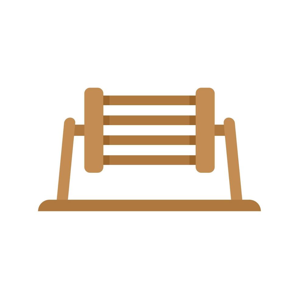 Wooden turnstile providing access to playground equipment vector
