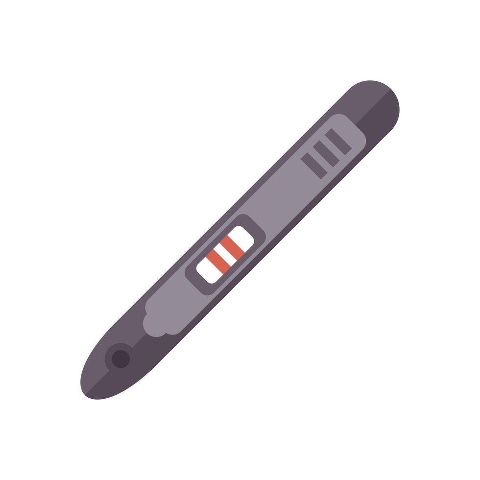 Pregnancy test showing positive result icon illustration vector