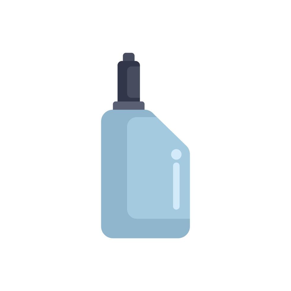 Electronic cigarette device with liquid cartridge for vaping vector