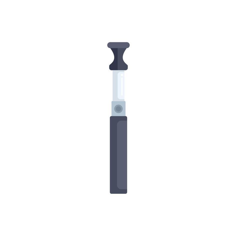 Modern electronic cigarette device for vaping using liquid icon vector