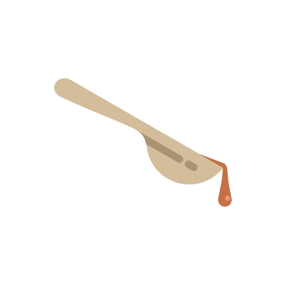 Surgical scalpel dripping blood after operation illustration vector