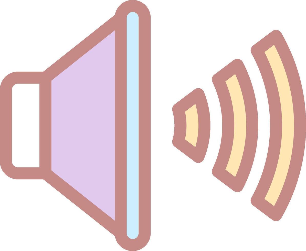 An icon of a speaker with sound waves vector