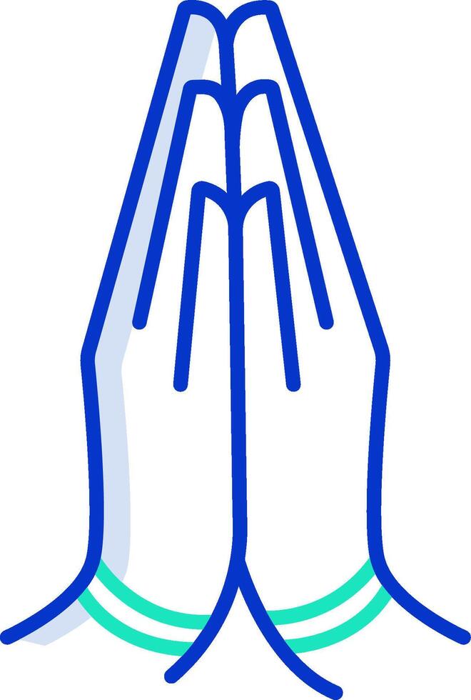 Praying hands clipart vector