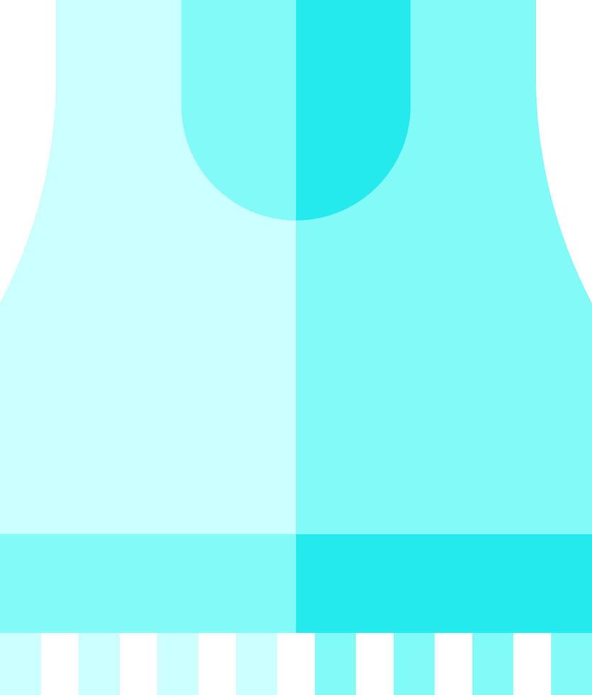 A blue and white striped shirt with a comb vector