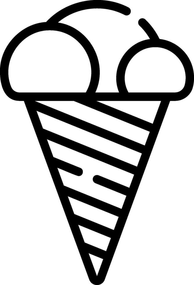 Ice cream icon illustration vector