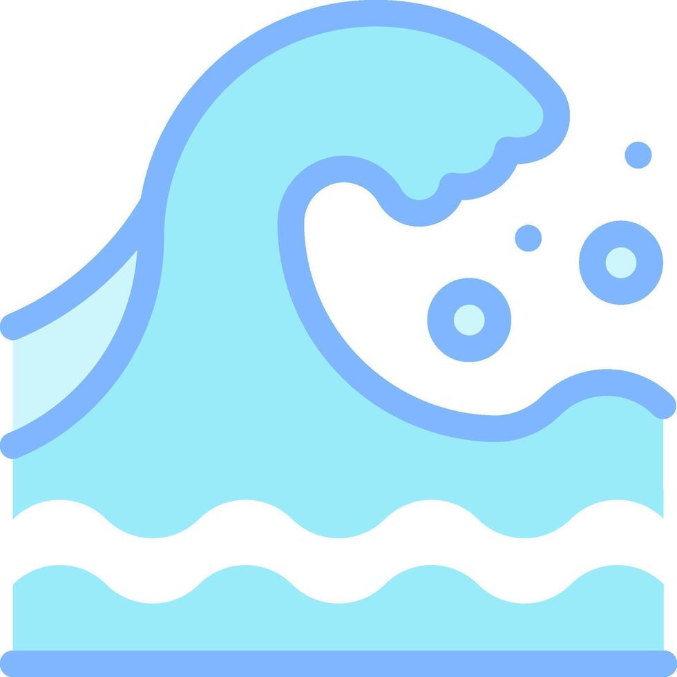 A wave with a blue background and a white background vector