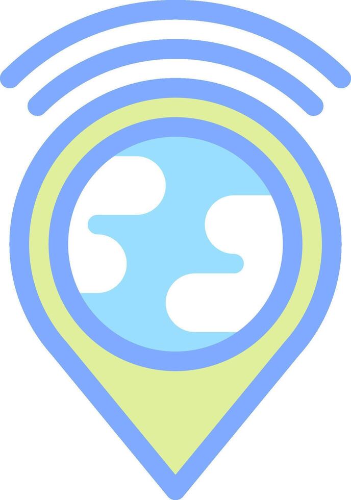 Map pin icon vector