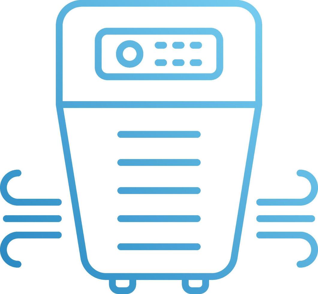 Air purifier icon vector