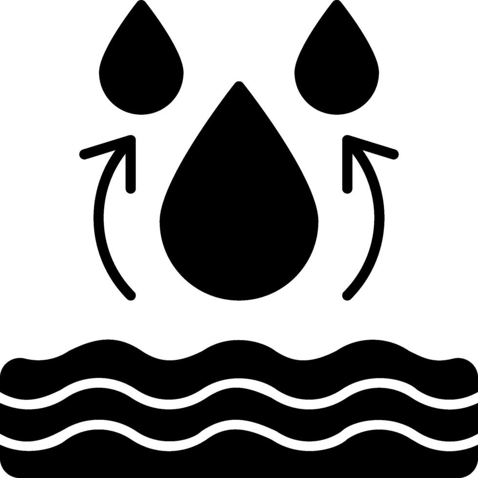 Water symbol illustration vector