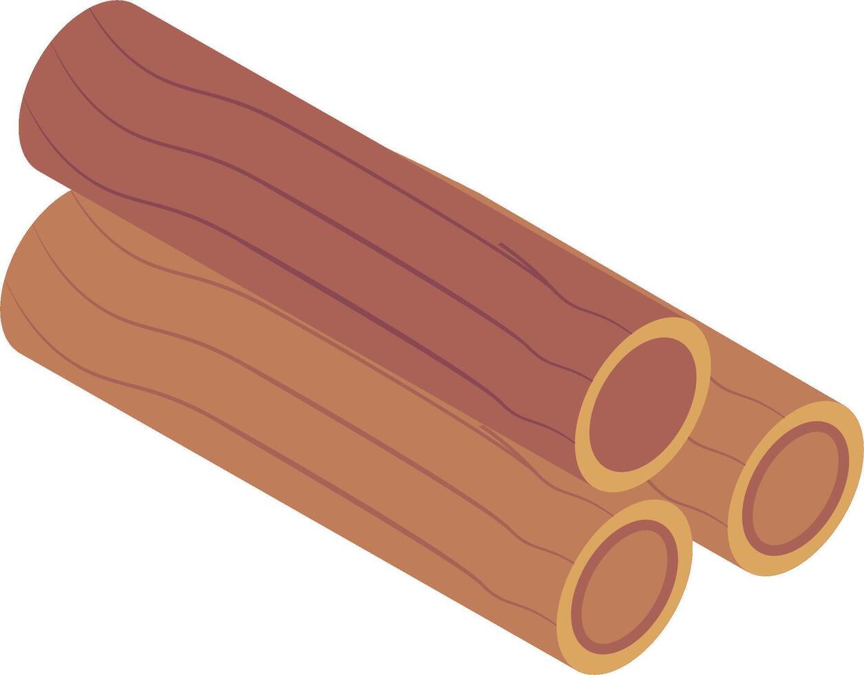 Wooden sticks illustration vector