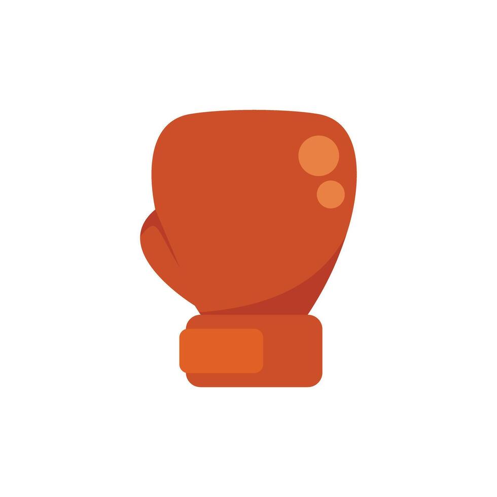 Boxing glove protecting a fighter during a boxing match vector