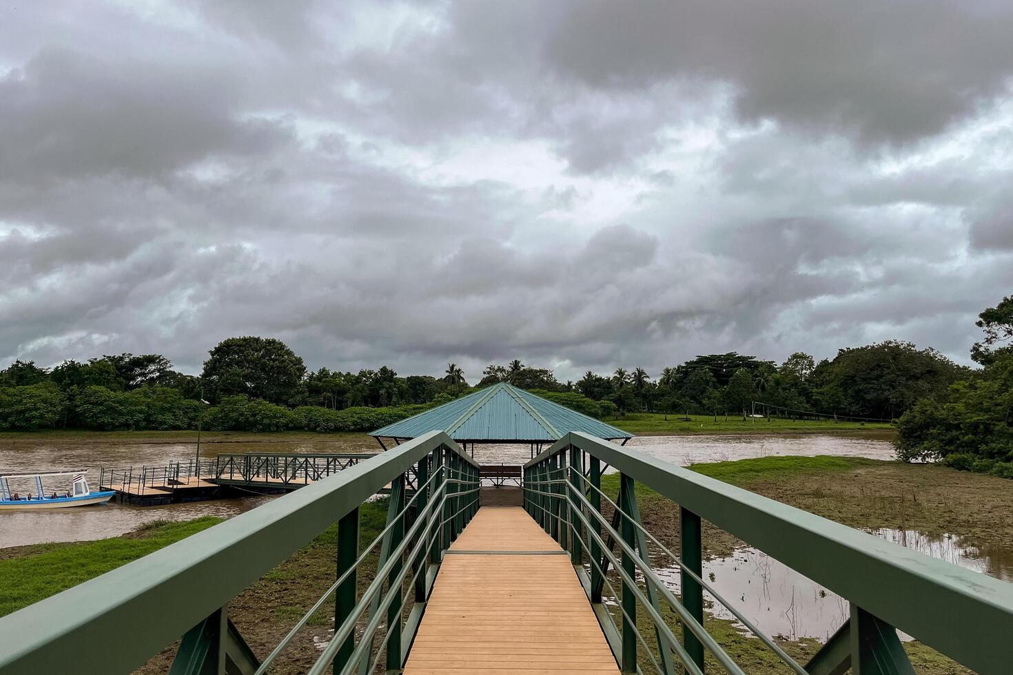 Cano Negro Wildlife Refuge Dock, Costa Rica photo