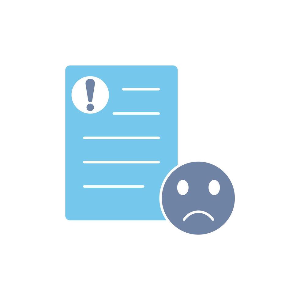 complaint concept line icon. Simple element illustration. complaint concept outline symbol design. vector
