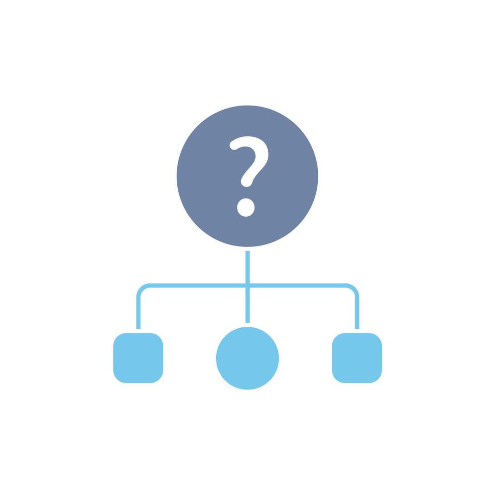 inquiry concept line icon. Simple element illustration. inquiry concept outline symbol design. vector
