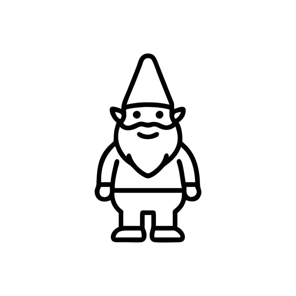 gnome icon illustration vector