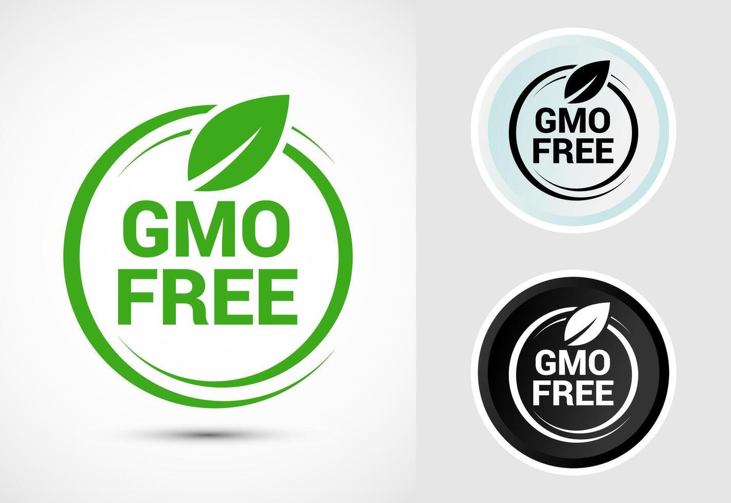 GMO Free Product Icon vector