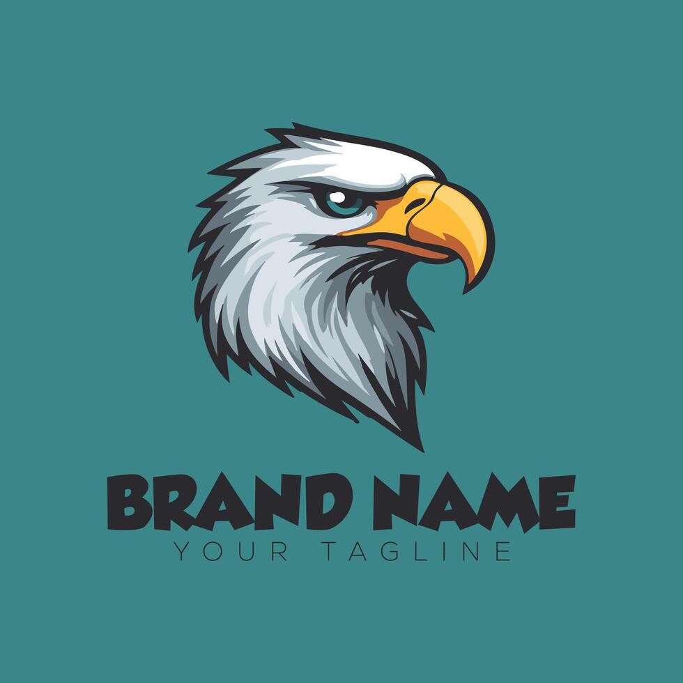 An eagle head logo design vector