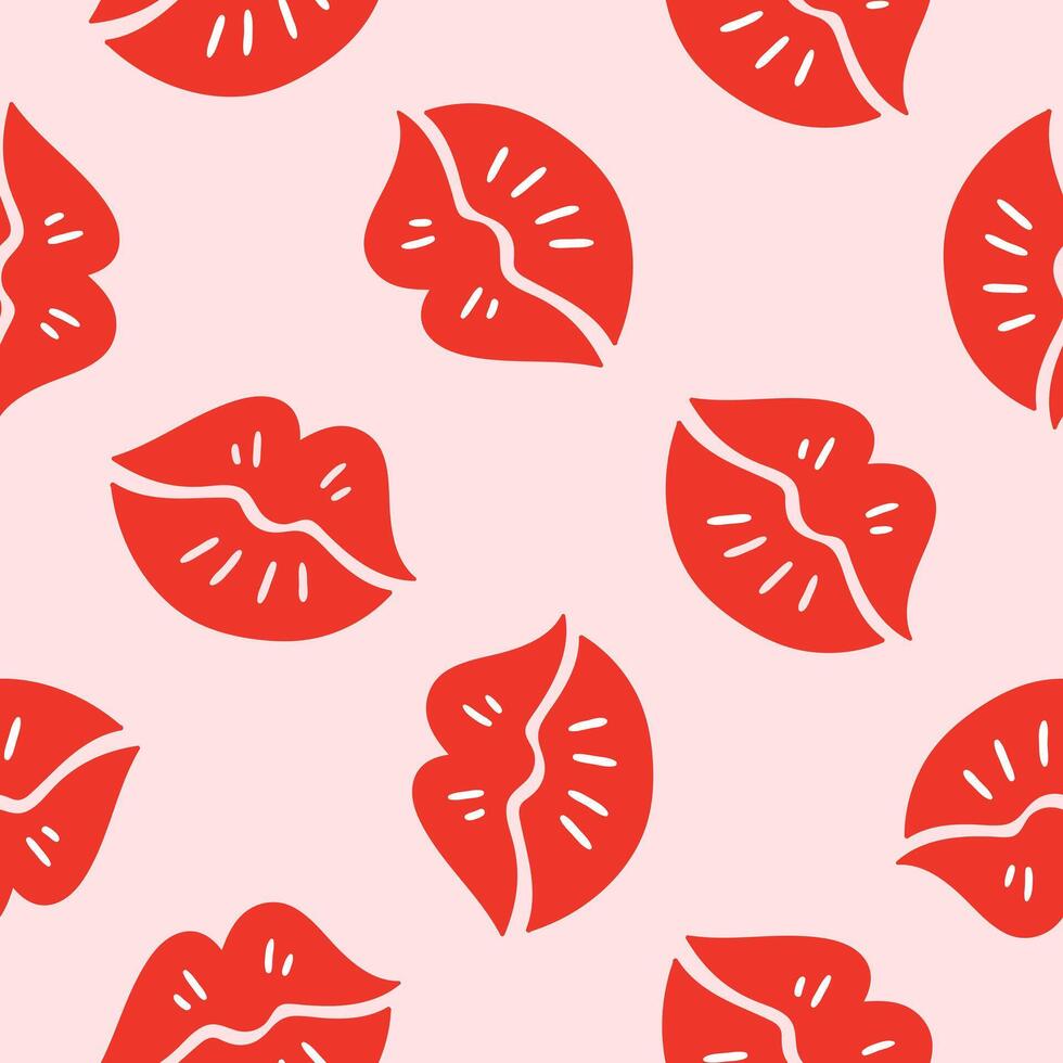 Kiss Background Kiss Pattern San Valentines Background vector
