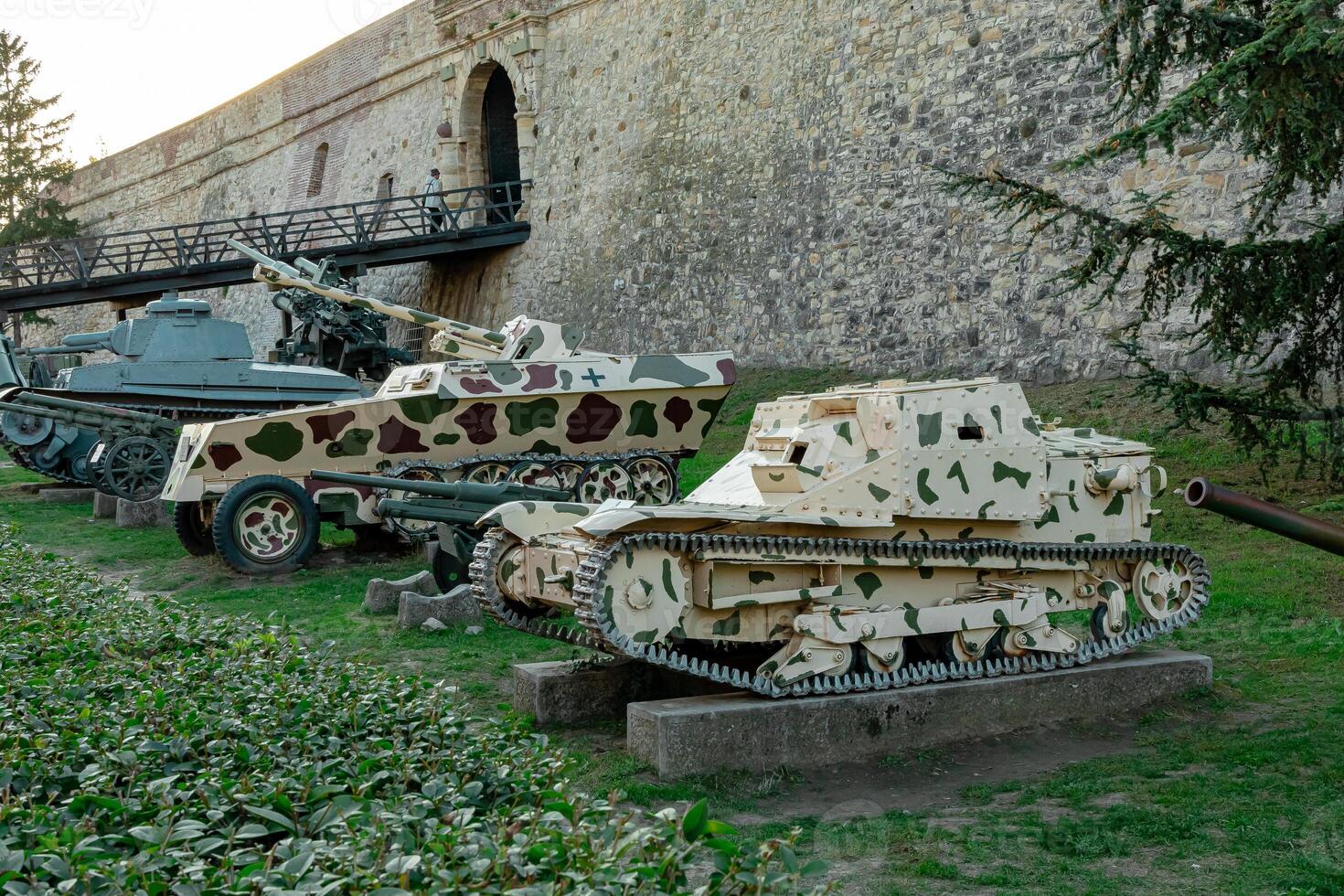 Open-air museum of military equipment photo