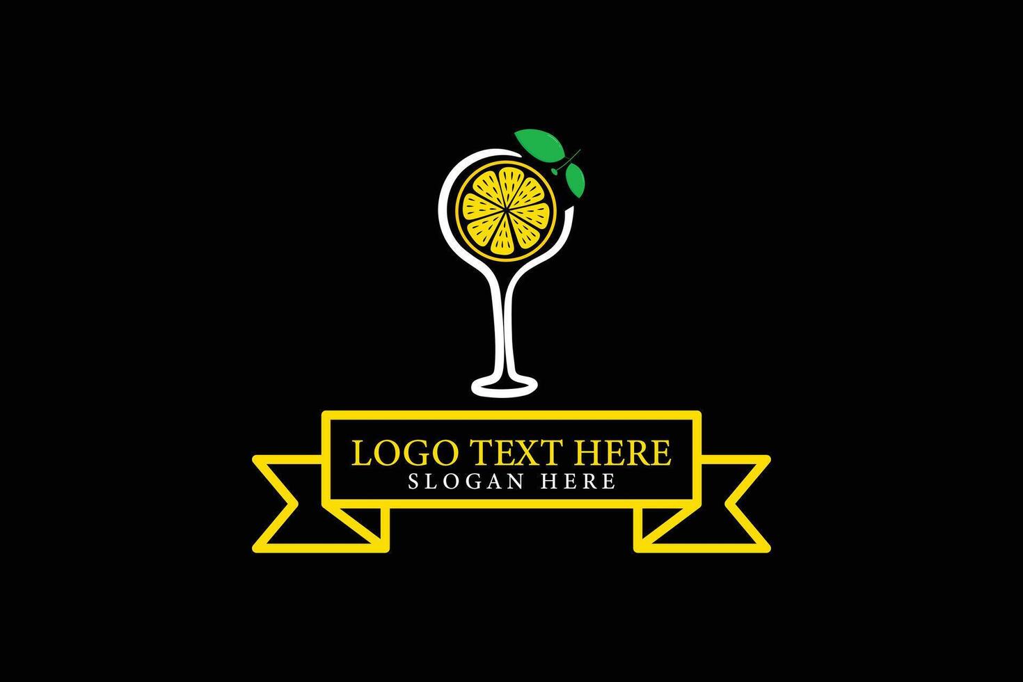 Lemonade lemon juice slice leaves illustration design vector