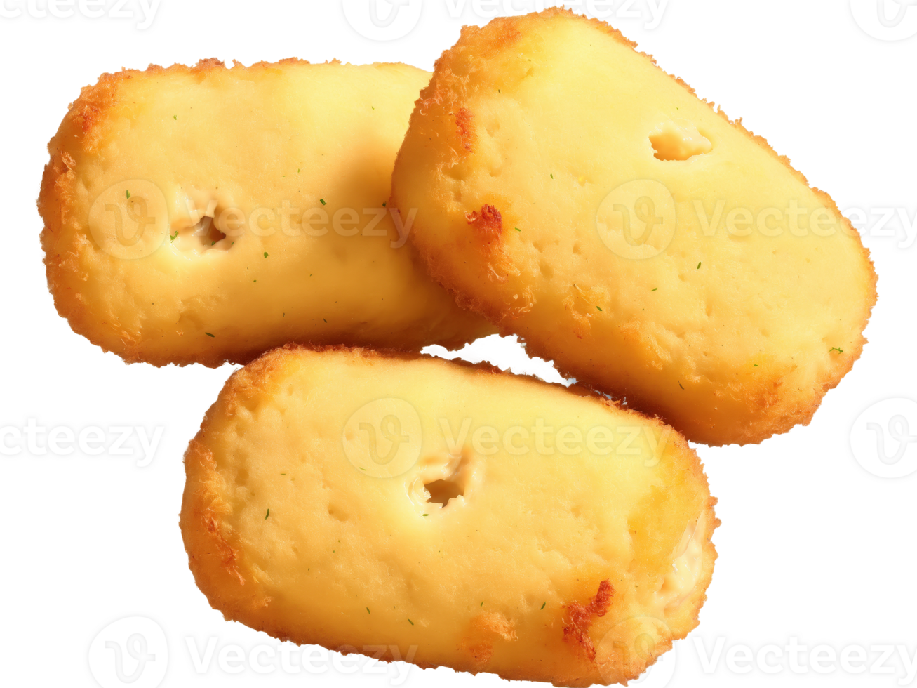 Potato Croquettes Breaded and fried mashed potatoes filled with cheese, ham, or herbs. Crispy on the outside and creamy on png