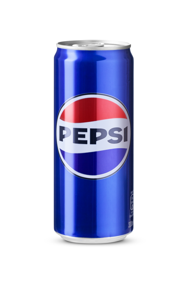 can of Pepsi, isolated on transparent background png