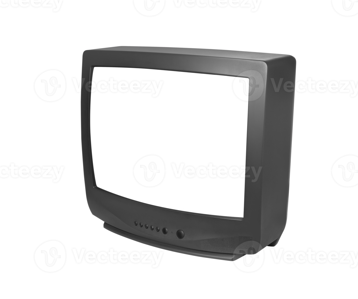 Old analog TV. Retro technology concept png
