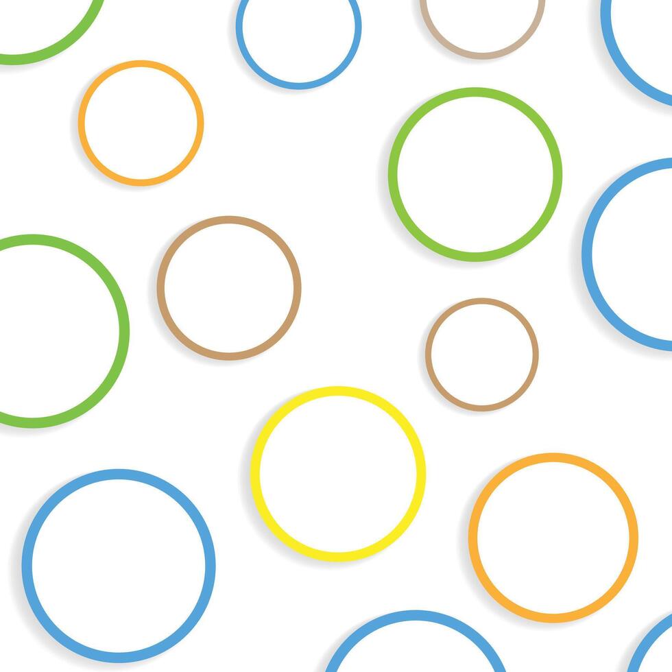 Abstract white background with circles geometric shape in paper texture design .Full Frame Shot Of Abstract Pattern Over White Background . vector