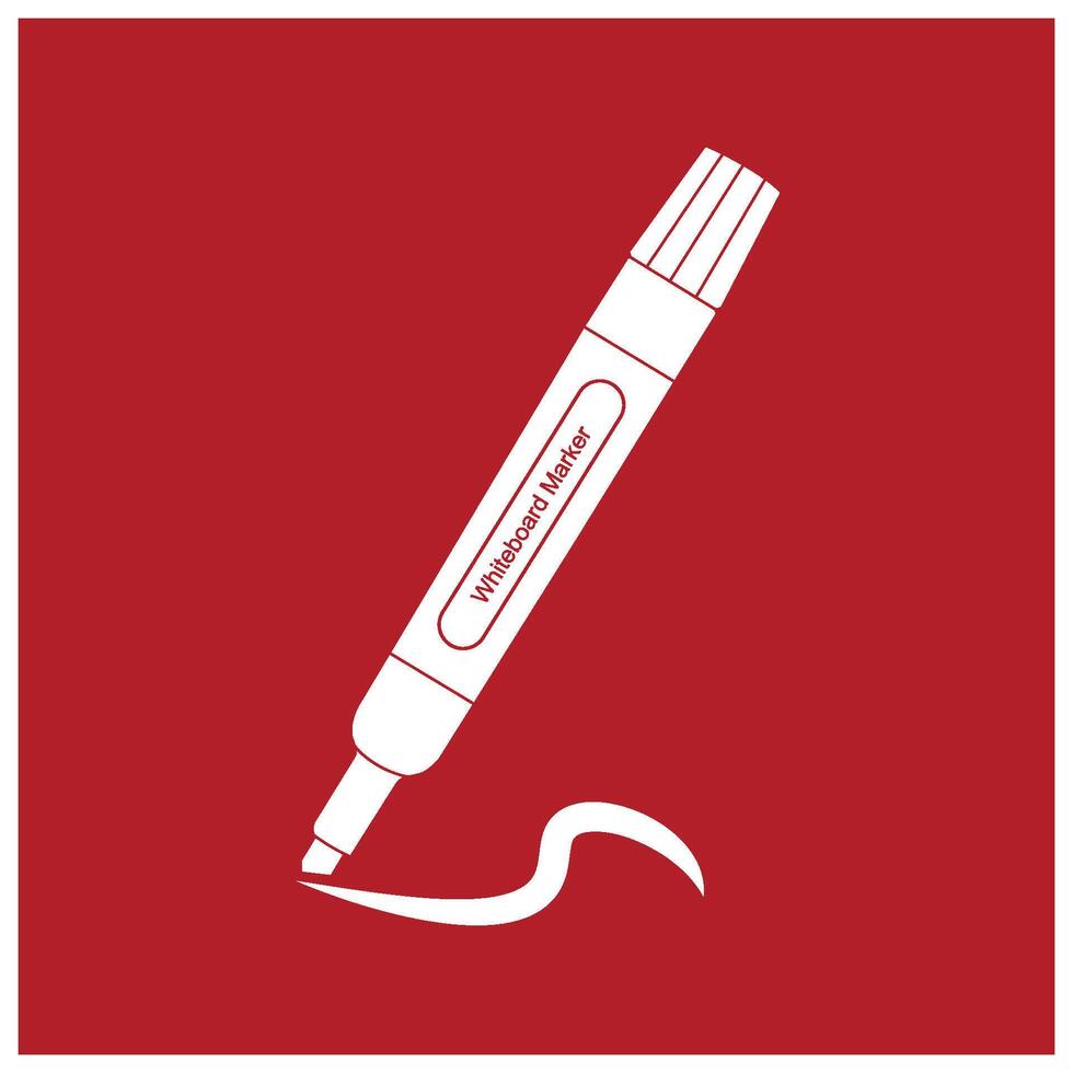 stationery on the blackboard logo design vector