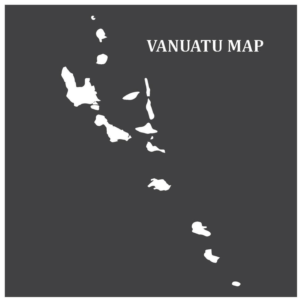 Vanuatu region map vector