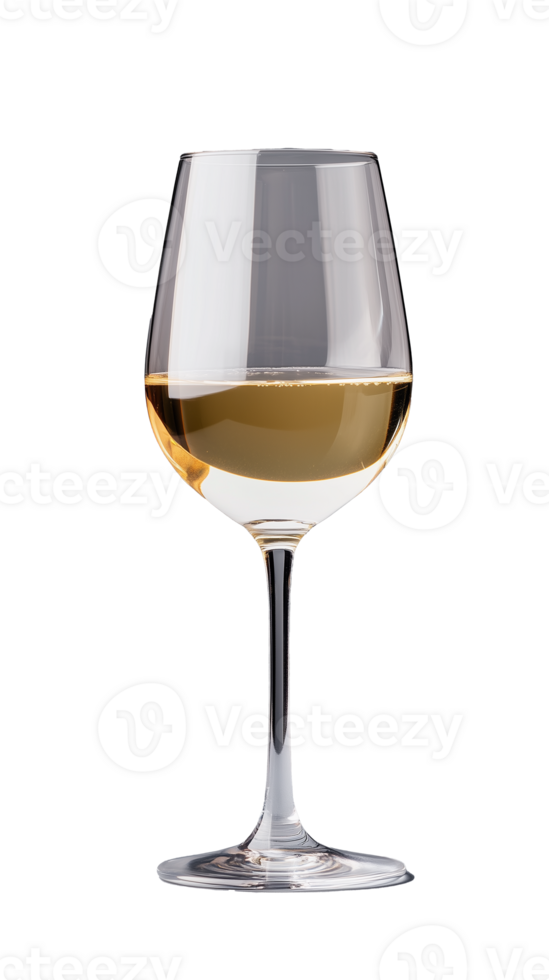 Glass of red wine on transparent background png