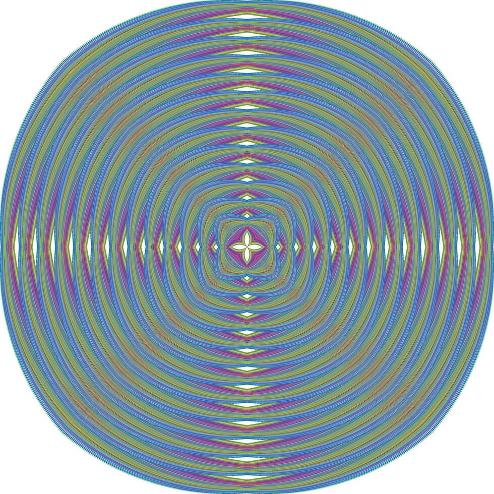 abstract background with blue concentric circles vector