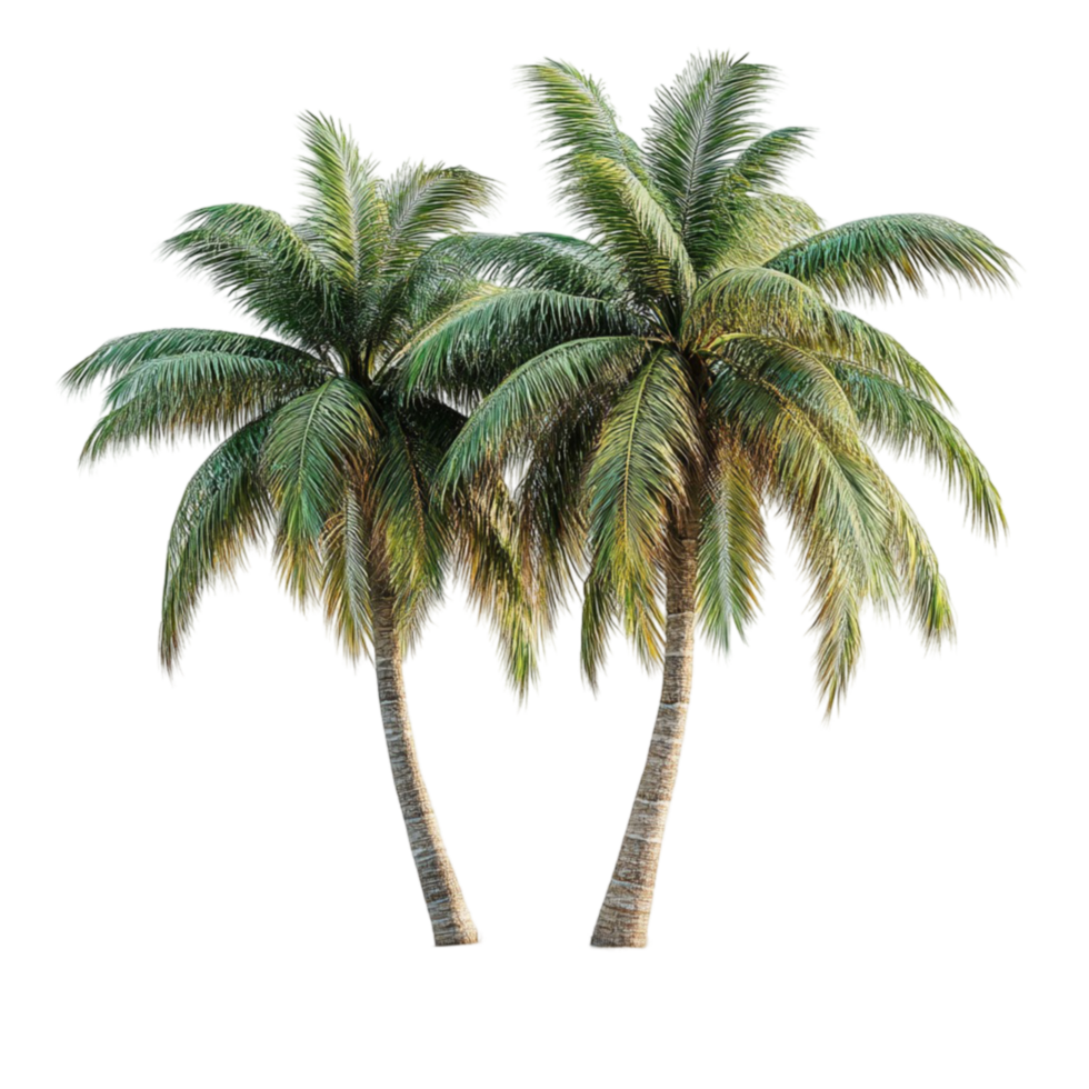 Palm Trees on Transparent Background png