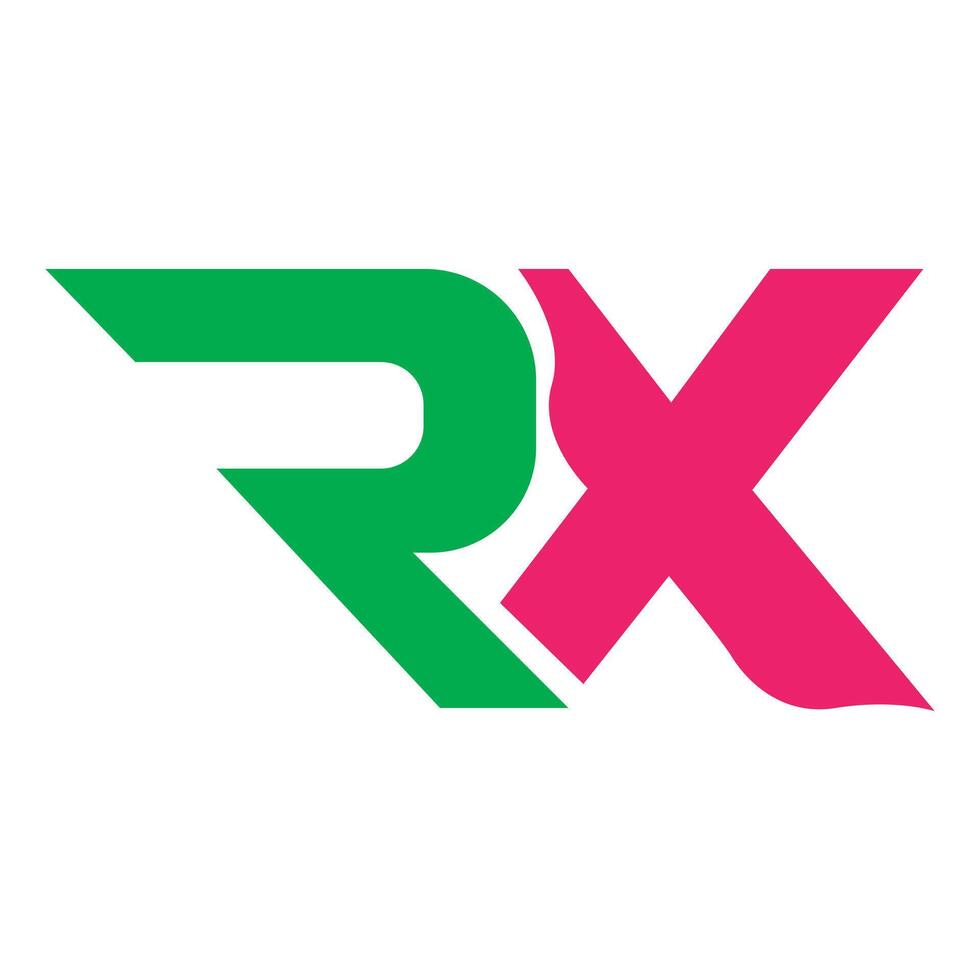 Letter R X Or X R Business Logo Design vector