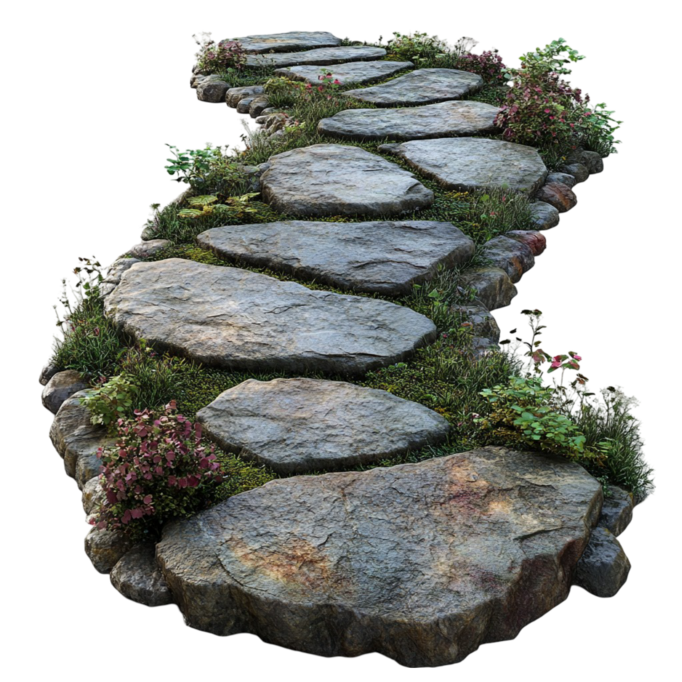 Stone Path with Rocks png